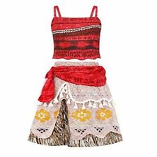 Enfant Costume Moana/Vaiana Robe de Princesse Fille Cosplay Déguisement De luxe
