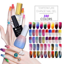 UV/LED Vernis à Ongles Semi Permanent Nail Art Gel Caméléon Thermo 6/7.5/10ML
