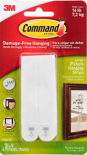 3M Command Strips Large Photo Picture Frame Poster Canvas Hanging Damage free