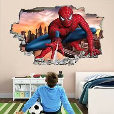 Spiderman Superhero 3D Wall Art Stickers Mural Decal Poster Kids Boys Room EA50