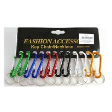 Mousqueton Aluminium  7 cm Porte-Clés Attache Crochet Randonnée