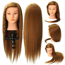 100% Professionnel Tête À Coiffer Naturel Cheveux Fibre Long Coiffure Mannequin