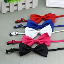 couleur unie Réglable Chat Noeud Papillon Animal De Compagnie Collier chien