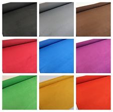 25 Colours- Faux Suede Suedette Upholstery Fabric- 225 Grams- 150 cms Wide