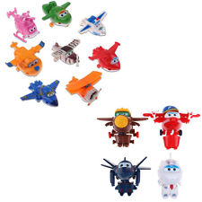 12pcs Animation Super Wings Transformation des avions au choix  Airplane Figures