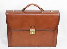 KATANA cartable, serviette, porte document à 1 soufflet en croûte de cuir 63024