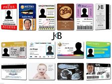  Custom Made ID Cards Business Company Membership Staff Pass Badge Plastic Print