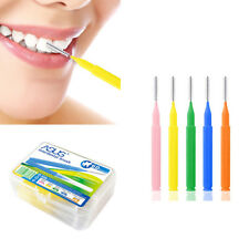 60Pcs Brosse Cure Dent Brossette Interdentaire Oral Toothpick Dentaire Nettoyage