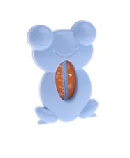 Thermomètre de Bain forme grenouille  rose ou Bleu  11 x 7 cm