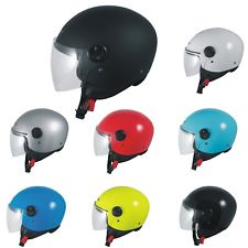 Casco Jet Scooter Moto Quad Omologato ECE 22 05 Visiera Sonicmoto Backline