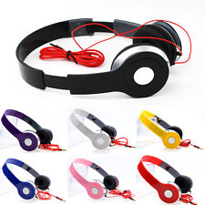 Pliant Portatif Confortable sur Casque Audio 3.5mm Prise For Mp3/Mp4/Pièces