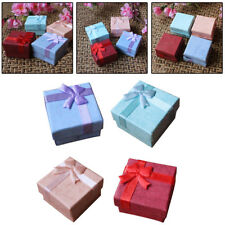 5Pcs Boîte Bijoux Pour Bague Boucles Oreilles Collier Pendentif Rangement Cadeau