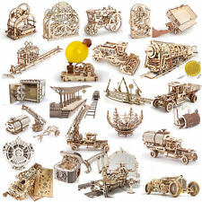 UGEARS Mechanical Wooden Model Kits - Choose from the drop down menu