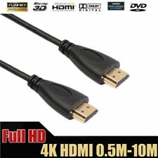 Hdmi mâle à mâle câble plomb standard full hd 1080p 1m 2m 3m 5m 10m gold tv hd