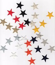 Patch Ecusson Thermocollant 3 Petites ETOILES Coloris au choix 3 x 3 cm etoile