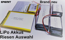 LiPo Akku Batterie Lithium Polymer , High Power Drohne RC / Tablet Powerbank JST