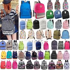 Femmes Filles Toile Sac à Dos à Voyage Garçon Travail École Bandoulière Laptop