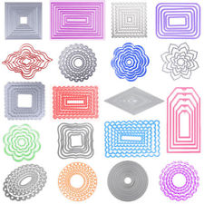 Lune Ring frame Cutting Dies Stencil Frame Scrapbooking Embossing Album Craft