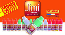 E liquide - LOT DE 100 - ASSORTIMENT DE SAVEURS de JIMI - DLUO 2015 à 2018