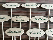 Kräuterschilder Kräuterstecker für innen, für Balkon, Terasse INDOOR