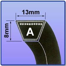 A SECTION V BELT SIZES A77 - A100 V BELT 13MM X 8MM 