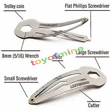 Outdoor camping outil multifonction 11 en 1 pince à cheveux poche survie outil