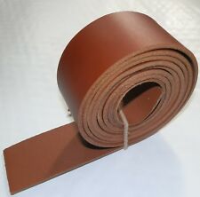 LEATHER BELT BLANKS STRAPS SADDLE TAN 3MM THICK VEG TAN 148cm - 58 INCH LONG