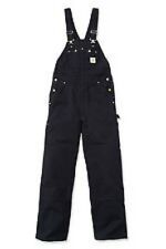 Carhartt R01 Duck Rib Overall Latzhose Arbeitsoverall schwarz NEU