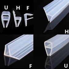 2M Sceller Bande Joint de Douche Écran Etanche Porte Cabine Verre Vitre Fenêtre 