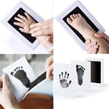 Cadre Photo Bébé Nouveau-né Empreinte Main Pied Moulage Tampon Encreur Pads NF