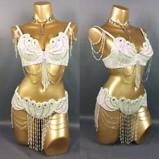 C801 Costume Danse Orientale haut ceinture jupe danse du ventre Belly Dance Neuf
