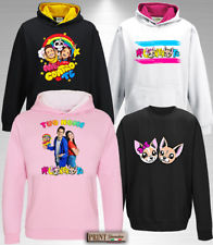 Felpa Me contro te Girocollo Cappuccio alta qualità Bambina Nome Personalizzata 