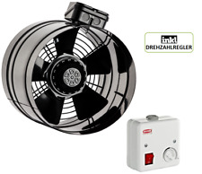Radial Rohrventilator 150 160 200 250 300 350 400 Zuluft  Rohrlüfter mit Regler