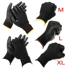 24 paires M/L/XL Gants de travail mécanicien palme Nylon Pu homme unisexe glove
