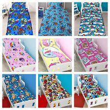 Children's Clearance Junior Toddler Cot Bed Duvet Cover & Pillowcase Sets