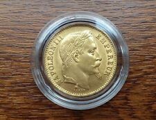 Lot 10 / 20 Capsules plastique pour pièces de 20 francs or Coin 