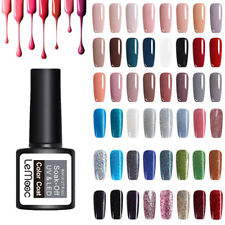 8ml LEMOOC Nail UV Gel Polish Soak off Nail Art UV Gel Color Varnish Nude White