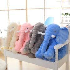 Peluche Poupée Éléphant Nez Longue Oreiller Coussin Jouets Stuff Bébé Enfant ~Y