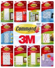3M COMMAND Strips Large, Medium, Small For Damage Free Picture / Poster Hanging