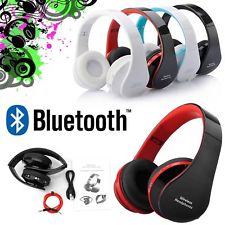 Wireless Headphones Bluetooth Headset Noise Cancelling Over Ear With Microphone