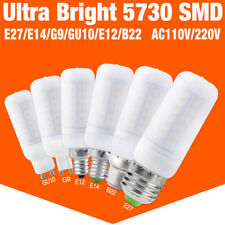 smd5730 e27/e14/b22/gu10/g9 led lumière ampoule maïs lustre 220v 7w/9w/15w/25w