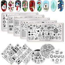 BORN PRETTY Nail Stamping Plates Ongle Plaque Pochoir Modèle Christmas Nail Art