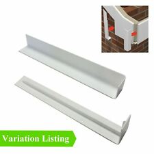 White UPVC Plastic Fascia Board Joints Round & Square Edge Profiles Menu Options