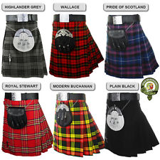 Mens Kilt, 5 Yard Scottish Kilts, 18oz Kilt Casual Kilt, Eight Tartans NEW KILTS