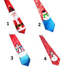 Cravate de Noel - Déguisement Fête père noël christmas bonhomme de neige Noel