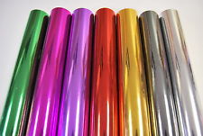 Mirror Chrome Vinyl Wrap (Air/Bubble free) All Colours All Sizes 
