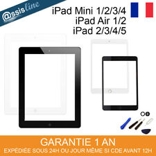 VITRE ECRAN TACTILE COMPLETE IPAD 2/3/4/5 IPAD MINI 1/2/3/4 AIR 1/2 NOIR BLANC