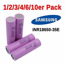 Samsung INR18650-35E Akku - 3500mAh 3.7V Zelle - Menge 1/2/3/4/6/10 Stück Li-Ion