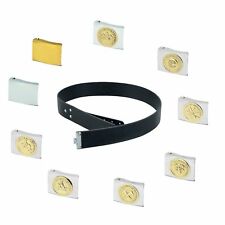 FHB Lederkoppel Koppelschloss Koppel Gürtel Gürtelschnalle für Handwerker NEU