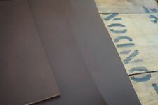 DARK BROWN FULL GRAIN LEATHER COWHIDE PIECES 3.5-4mm thick VARIOUS SIZE, craft